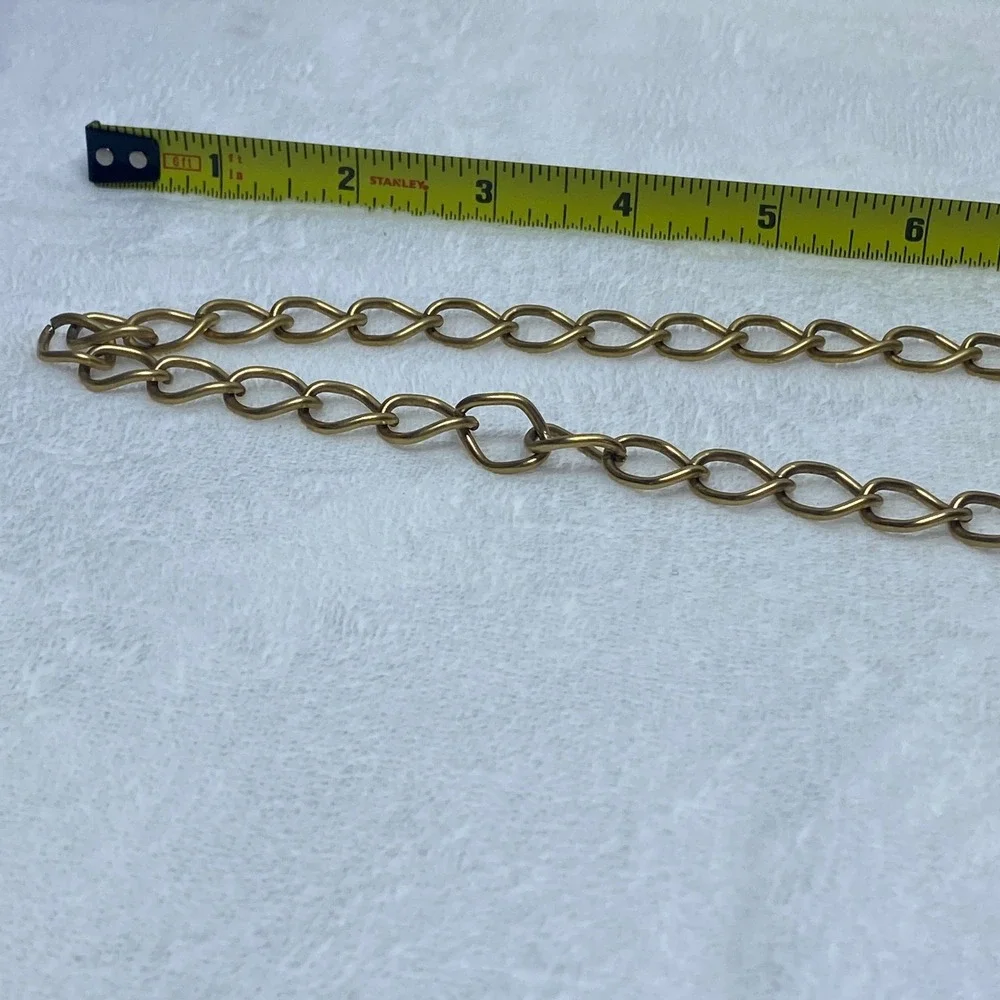 Vintage‎ Gold Tone Metal Coin Medallion Chain Belt Boho Festival Adjustable - Picture 6 of 10